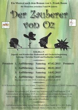 Plakat Zauberer von Oz