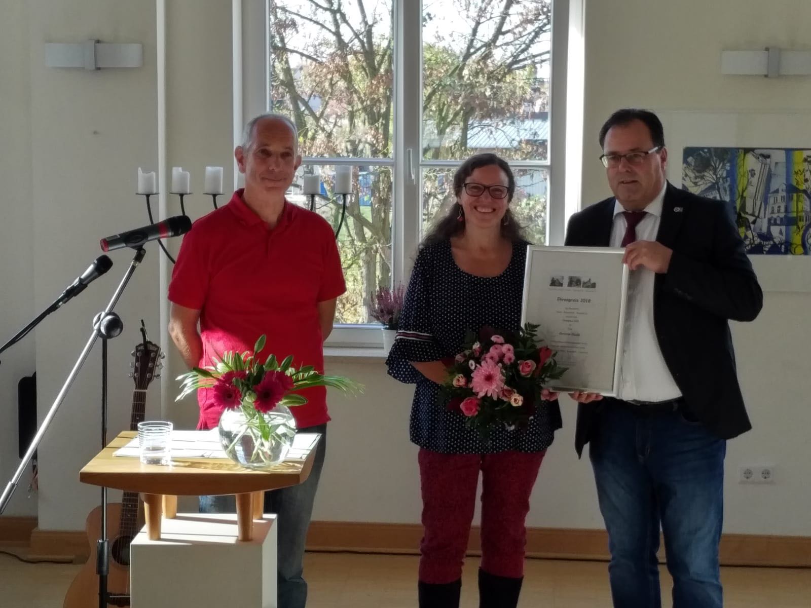 Christine Etzold erhält Ehrenpreis
